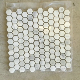 White Carrara Mosaic